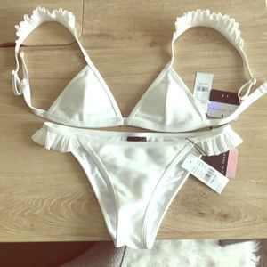 NWT LA Hearts White Bikini Size S